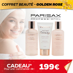 COFFRET TROUSSE BEAUTE GOLDEN ROSE - 4 PIECES