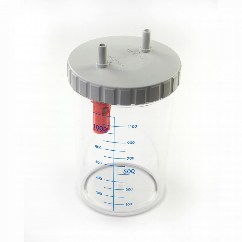 Bocal 1 litre pour Aspirateurs électriques de mucosités - New Askir CA-MI