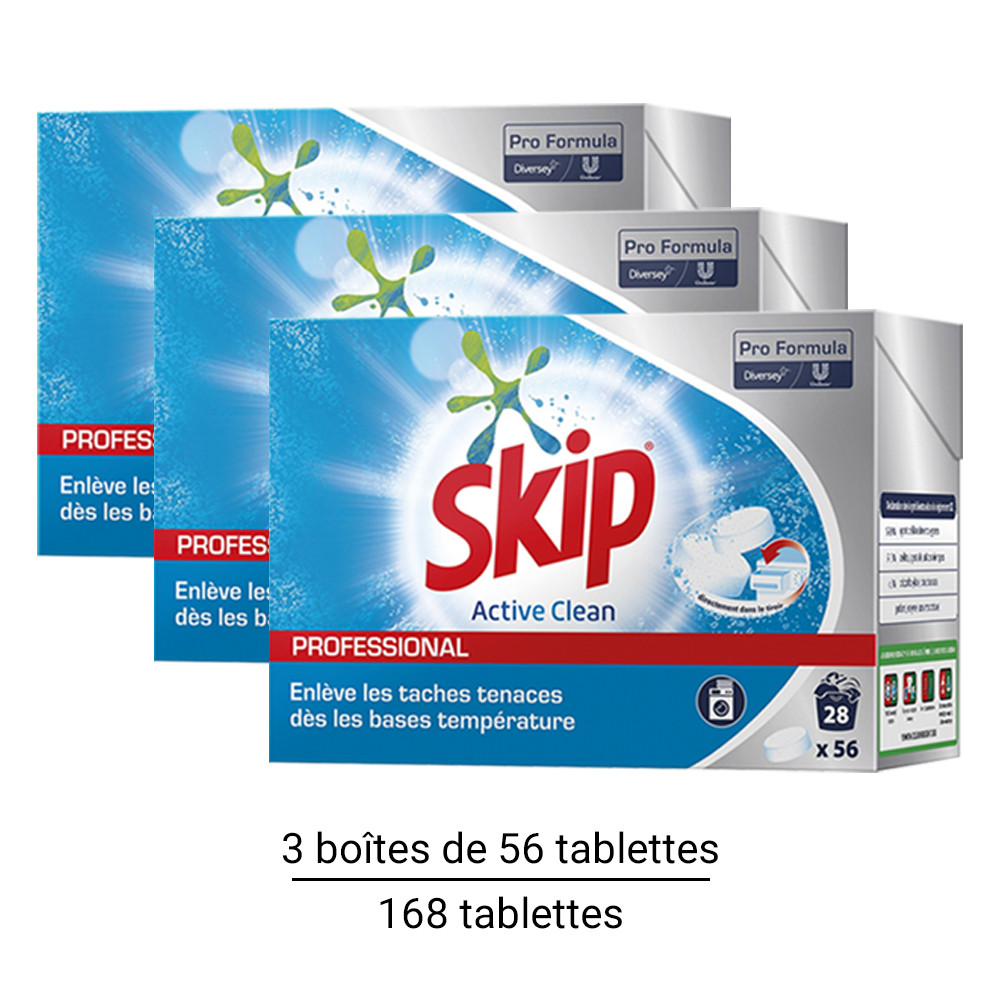 Lessive tablettes actigels skip 2 achetes + 1 offert - Drexco Médical