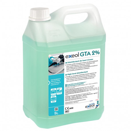 DÉSINFECTANT DE HAUT NIVEAU EXEOL GTA 2 % 5L