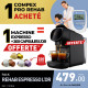 PACK COMPEX PRO REHAB + 1 CAFETIERE L'OR BARISTA & 200 CAPSULES OFFERTES